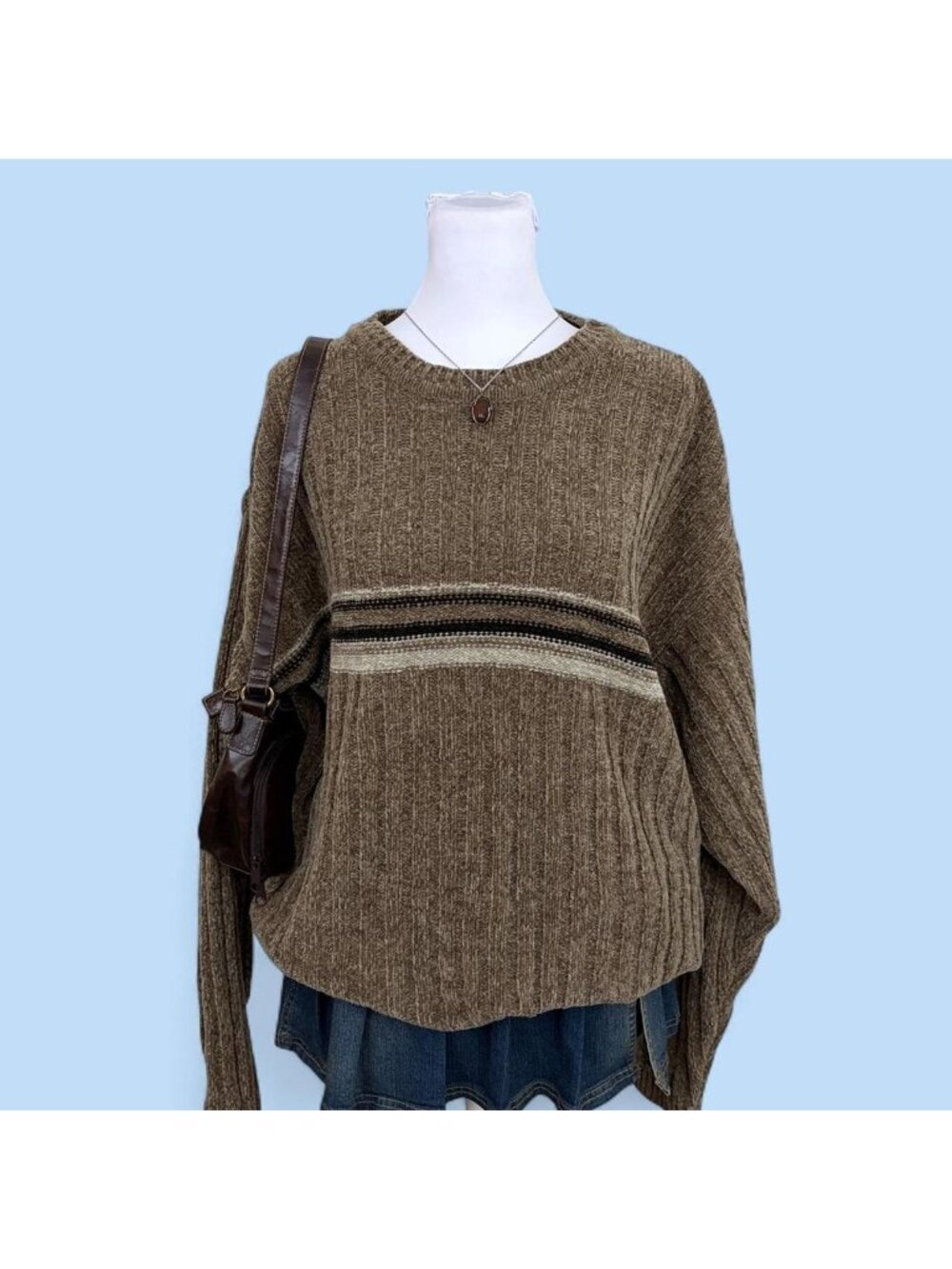 90s striped skate sweater